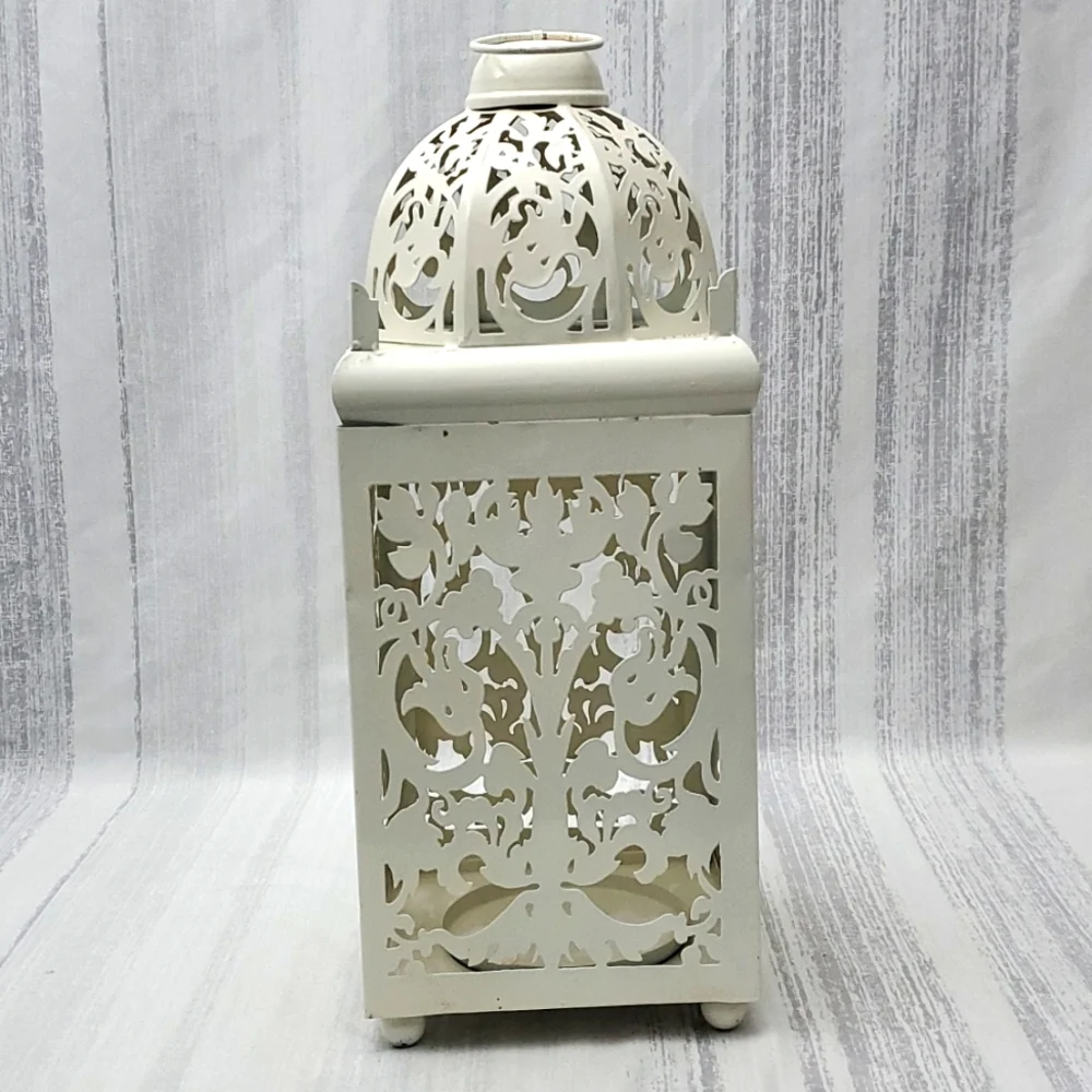 Rustic White Lantern 4